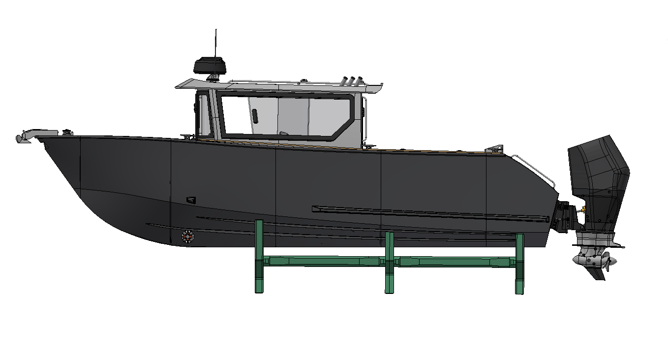 DEFENDER 22 - 1/6 Scale - Twin Outboard Boat - HAVE-IT-ALL