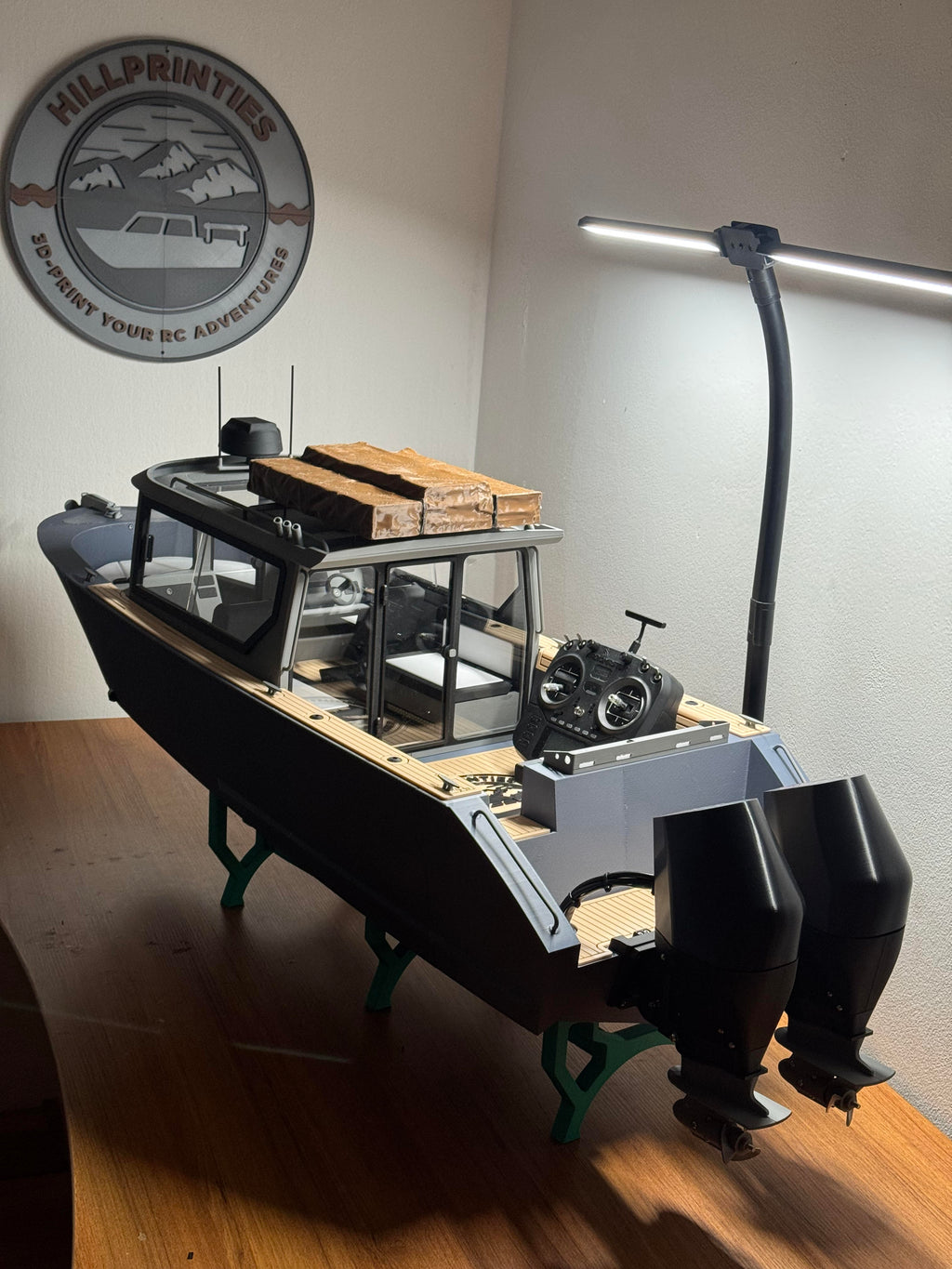 DEFENDER 22 - 1/6 Scale - Twin Outboard Boat - HAVE-IT-ALL