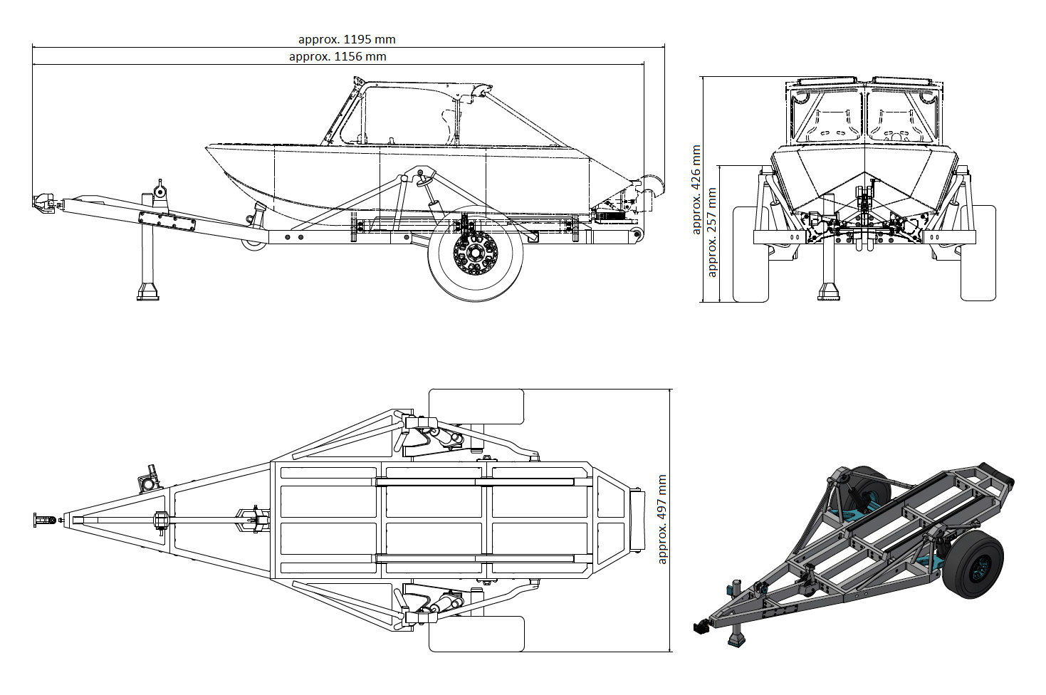 1/6 Scale BAJA Trailer - EU Print Service