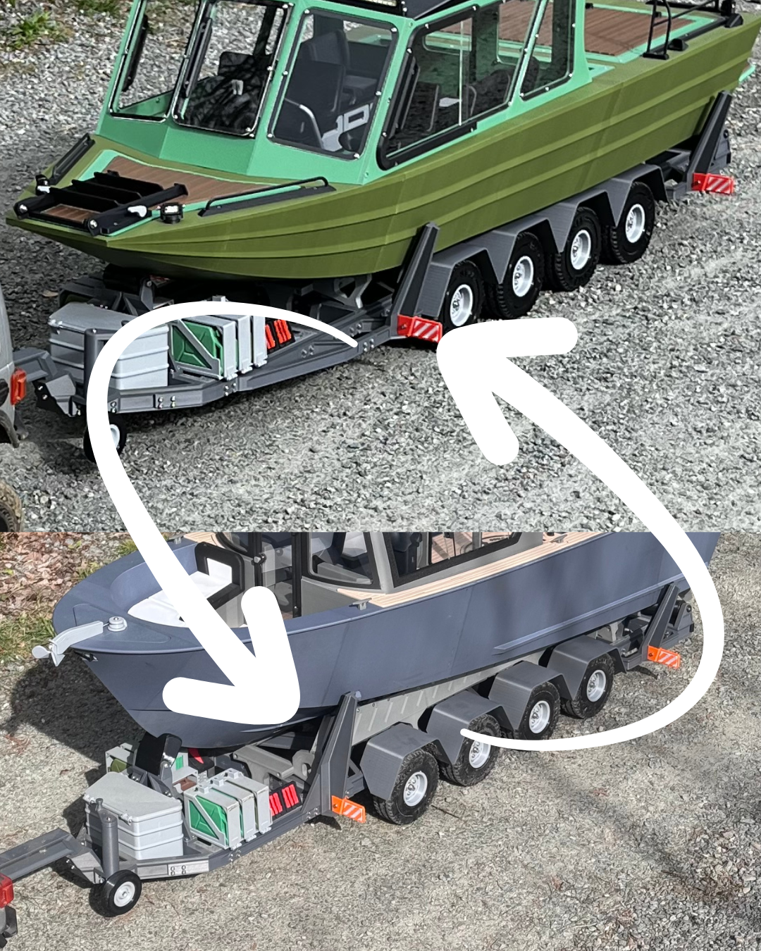 Big Jetty / Defender 22 TRAILER Conversion Kit