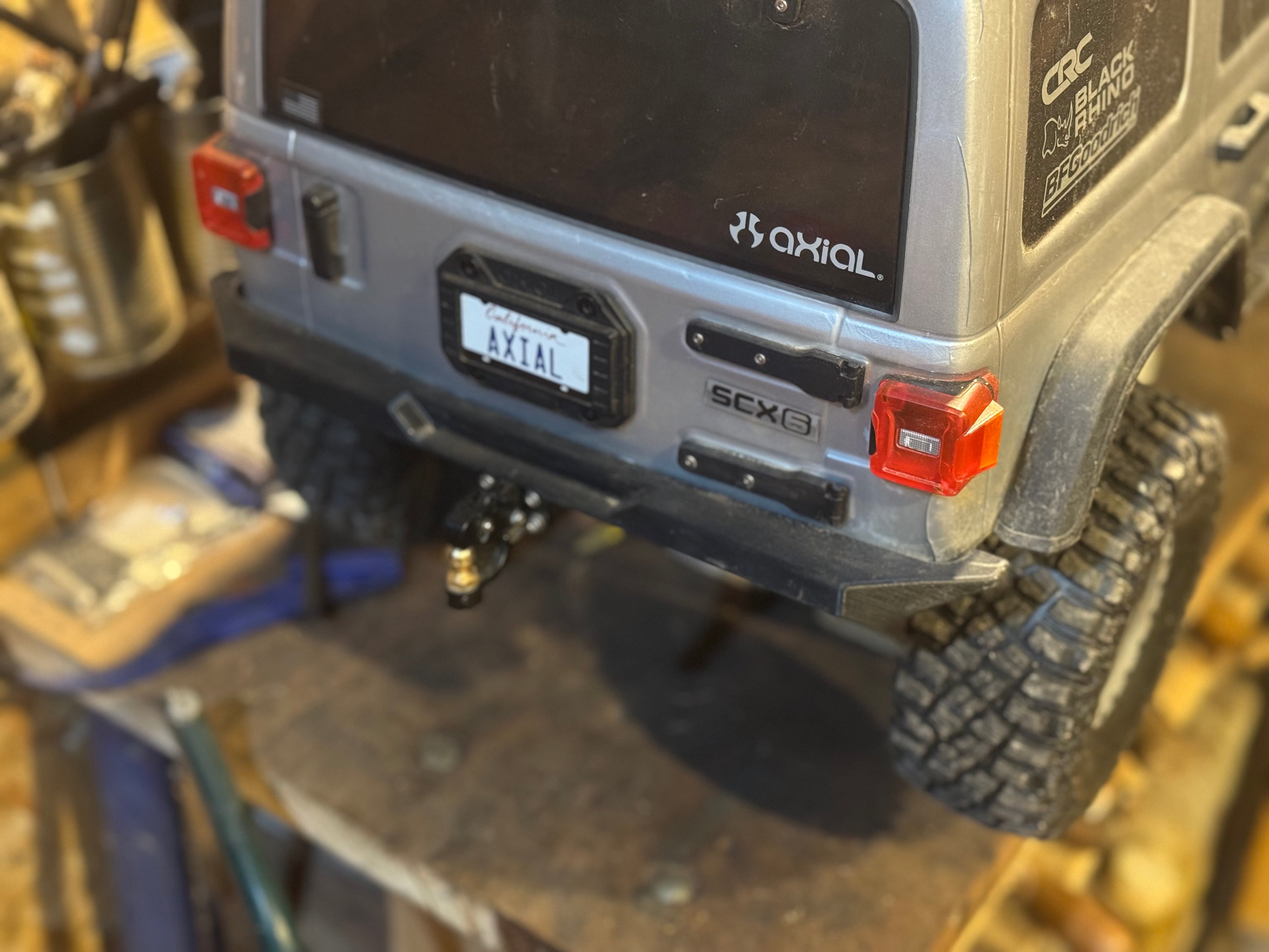 Rear BUMPER for Trailer Use - AXIAL SCX6
