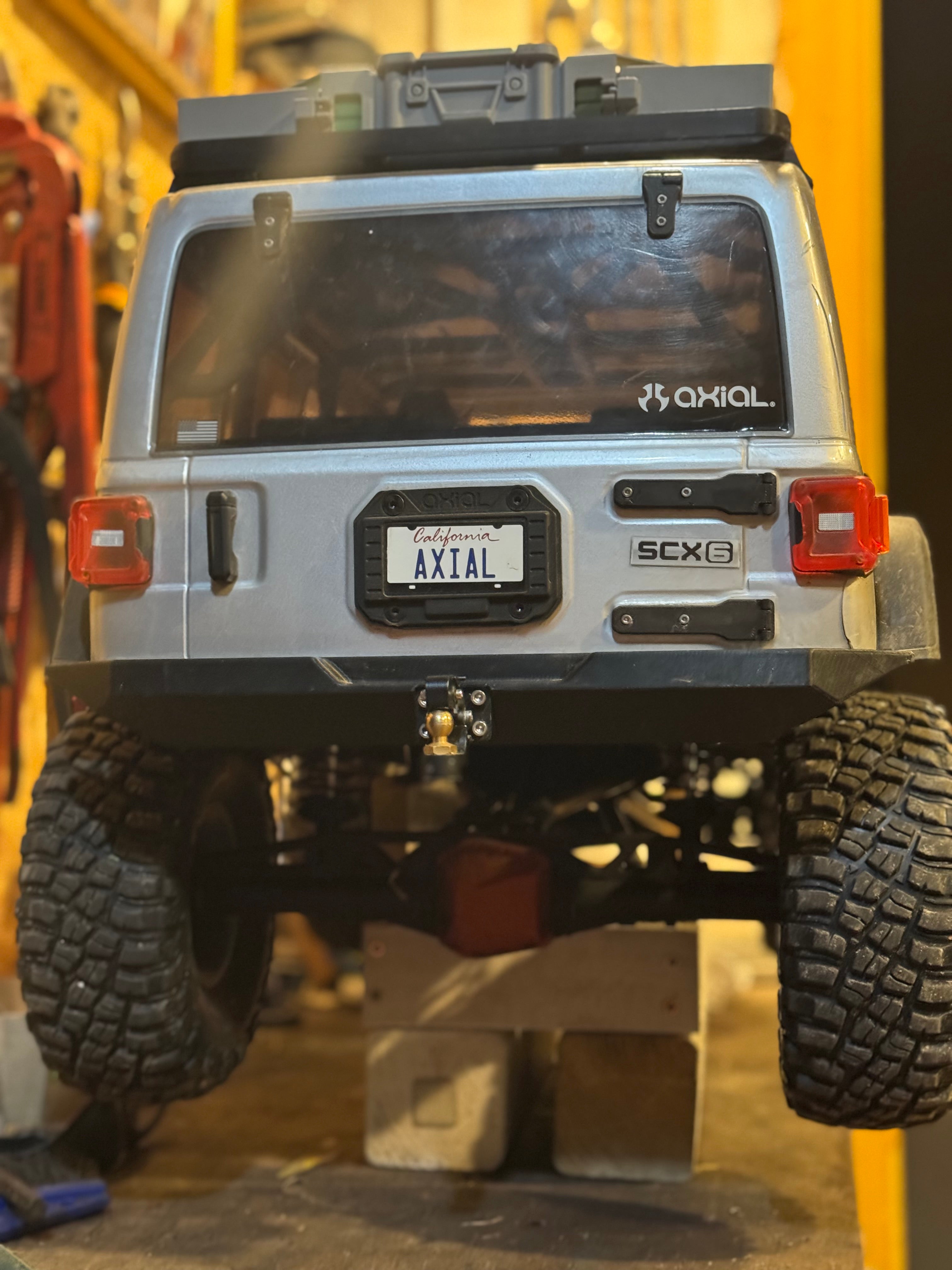 Rear BUMPER for Trailer Use - AXIAL SCX6