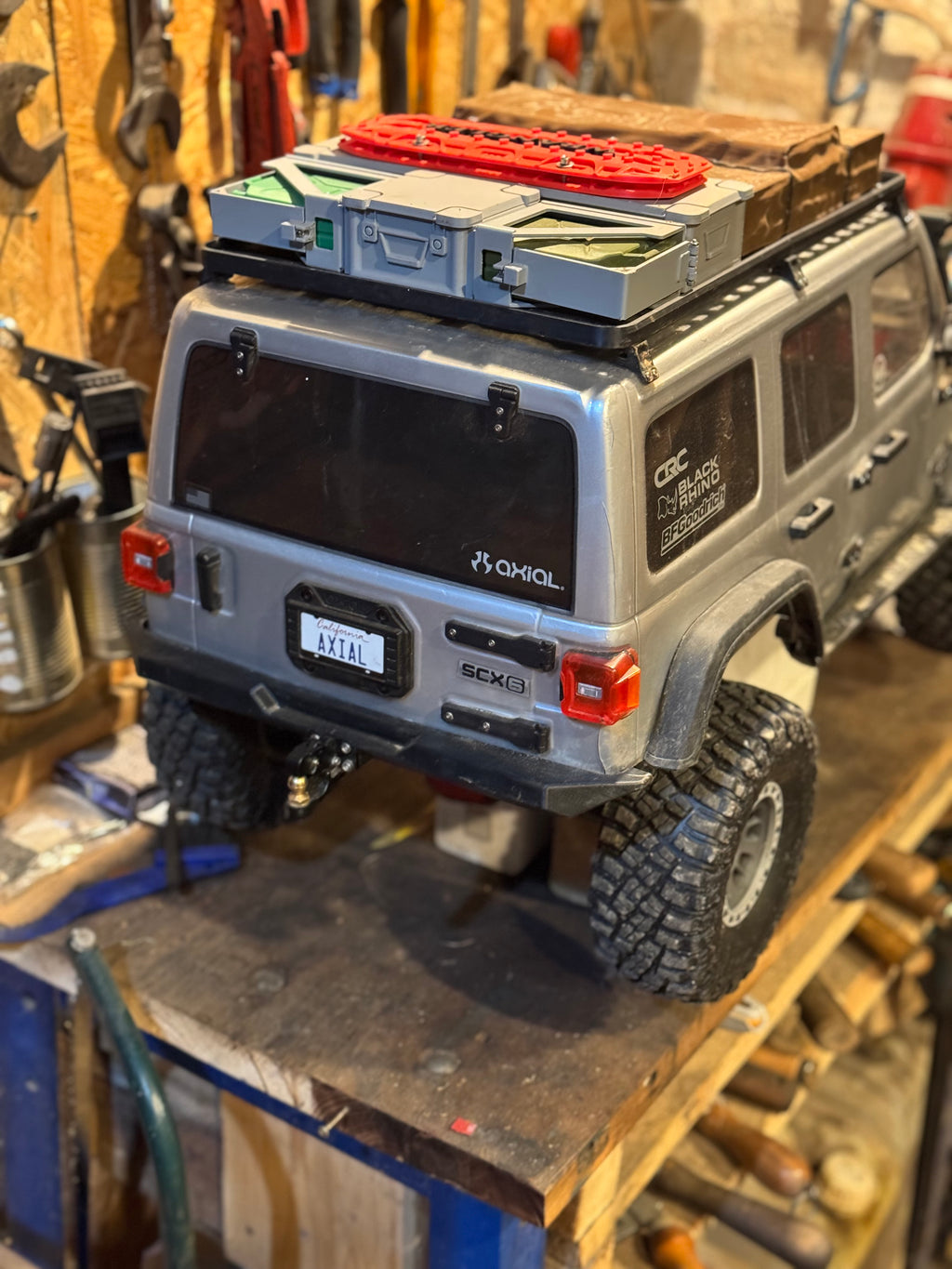 Rear BUMPER for Trailer Use - AXIAL SCX6