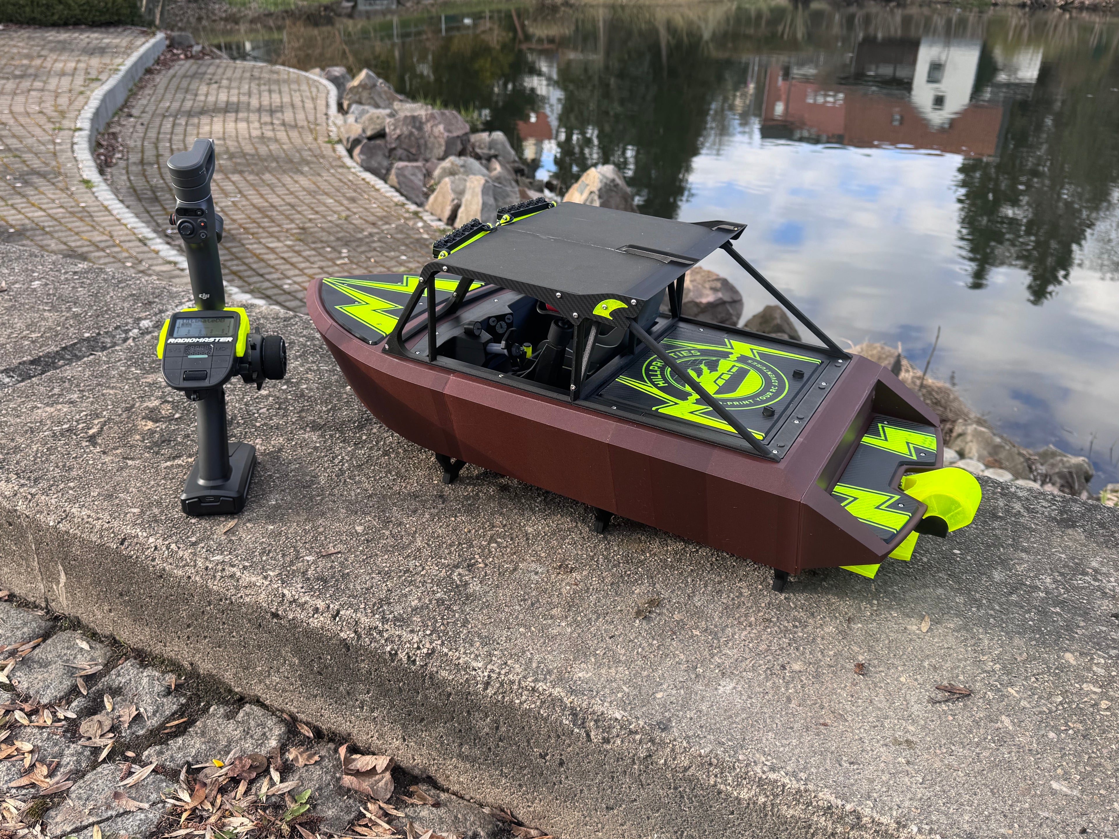 DEATHBOAT - 1/6 Scale River Jet Boat - HPW40 incl. - HAVE-IT-ALL