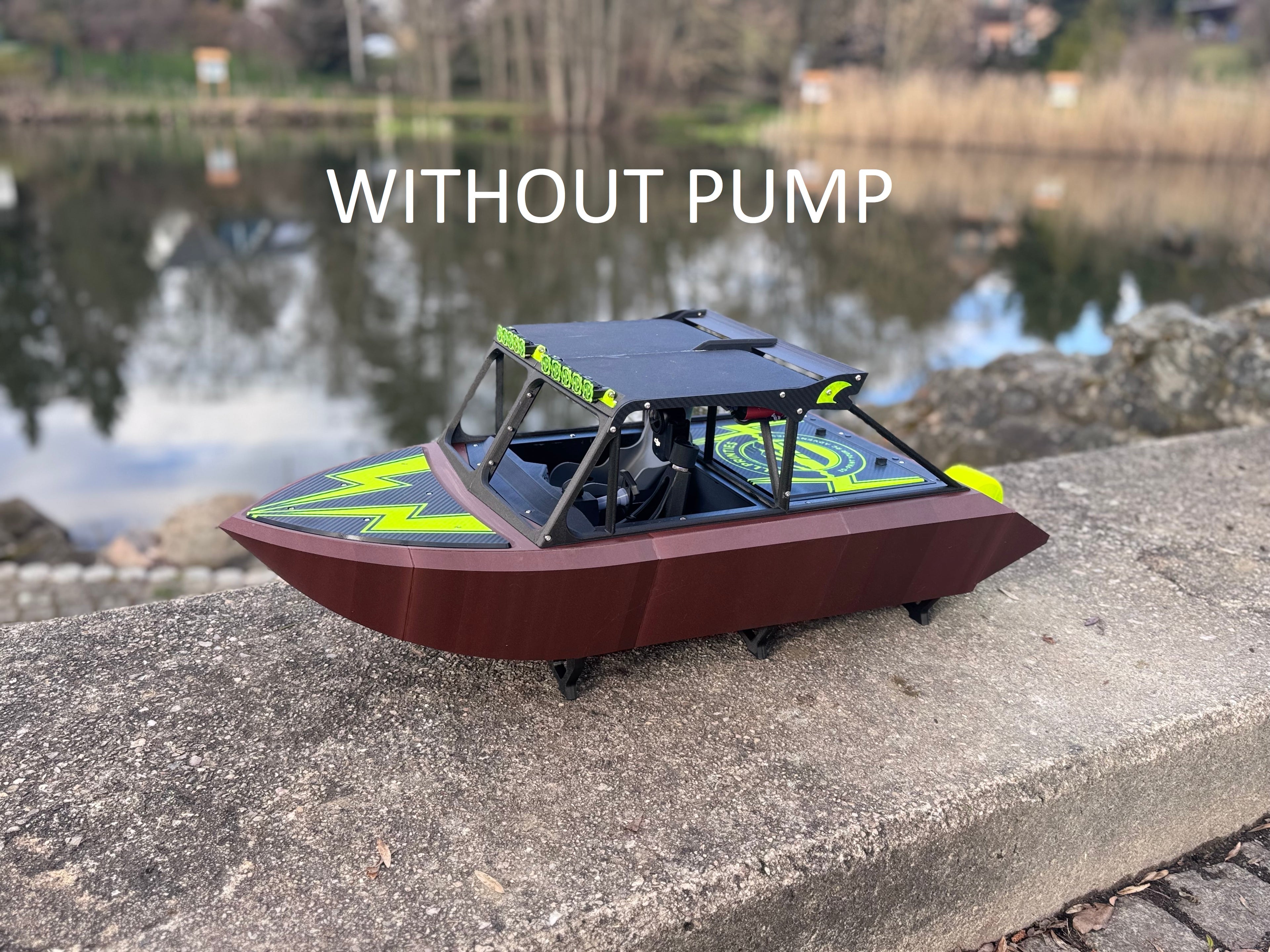 DEATHBOAT - 1/6 Scale - River Jet Boat - W/O Pump