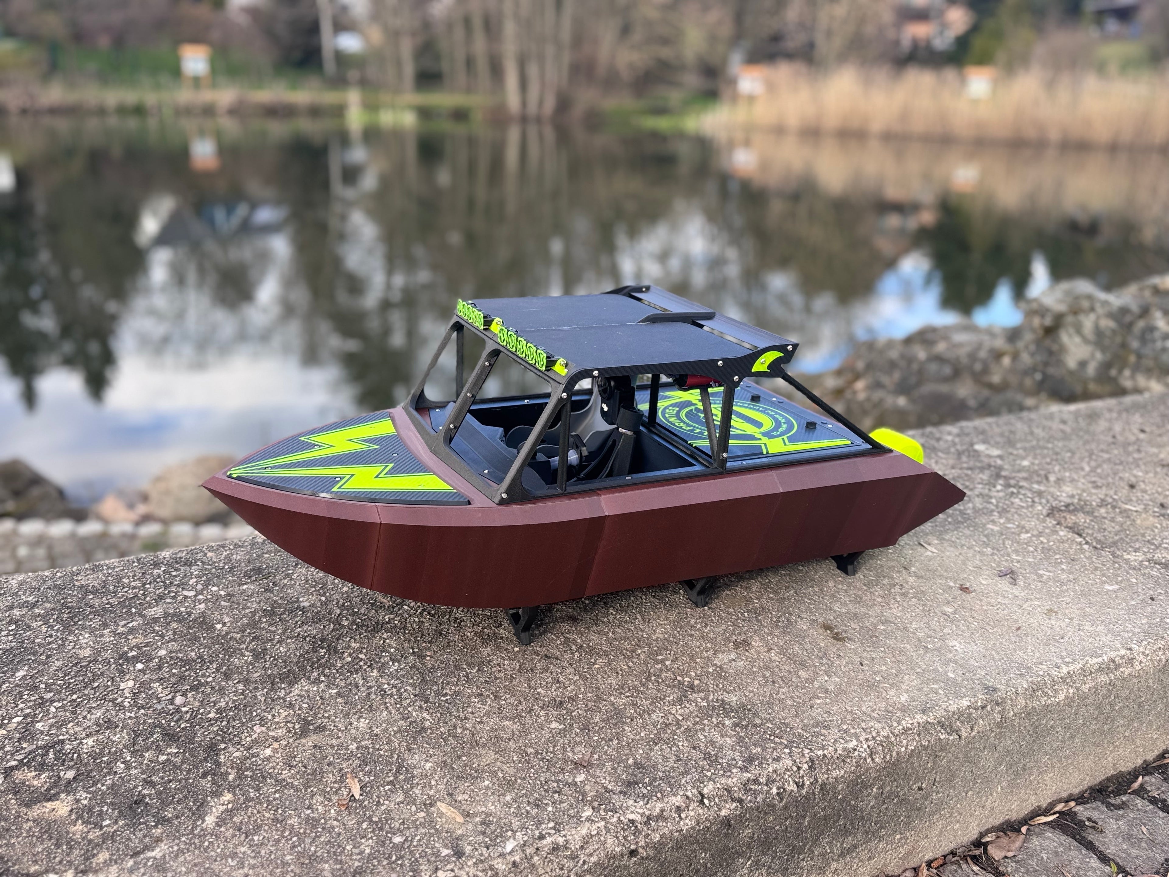 DEATHBOAT - 1/6 Scale River Jet Boat - HPW40 incl. - HAVE-IT-ALL