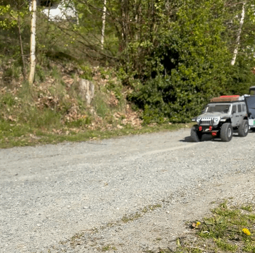 TRAILER For Defender 22 - 1/6 Trailer For AXIAL SCX6