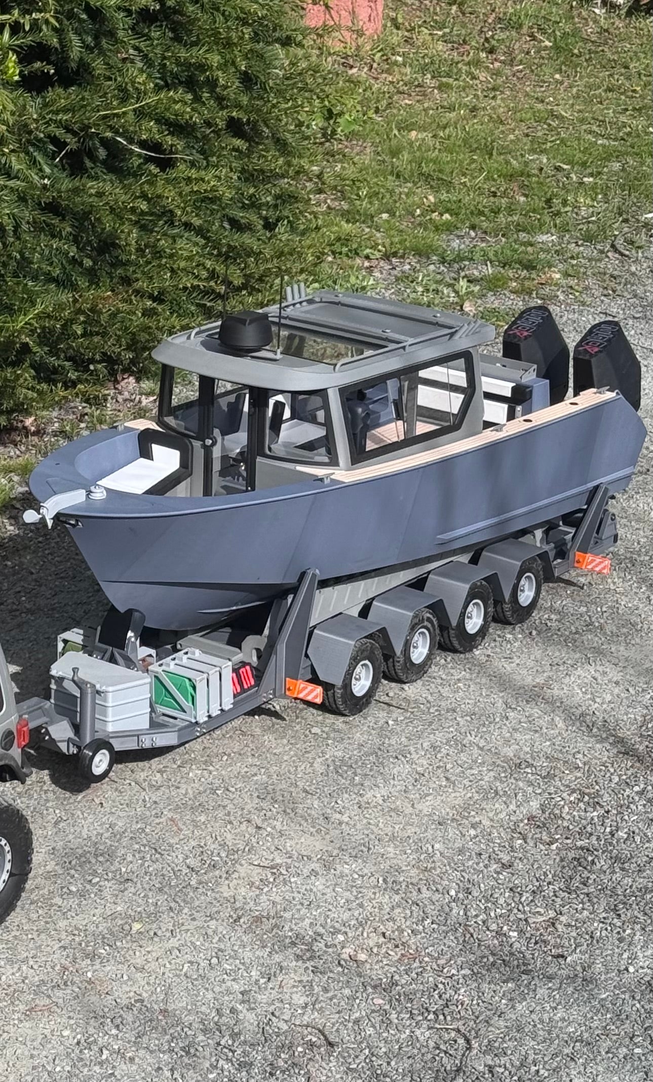 TRAILER For Defender 22 - 1/6 Trailer For AXIAL SCX6