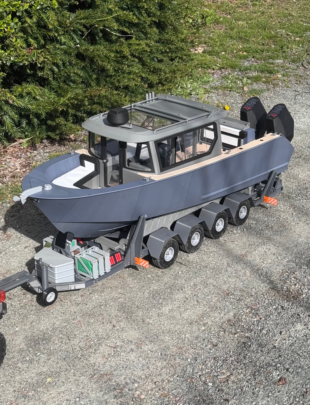 TRAILER For Defender 22 - 1/6 Trailer For AXIAL SCX6