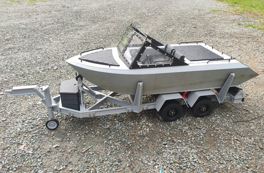 TRAILER for DeathBoat - 1/6 Scale Trailer for AXIAL SCX6