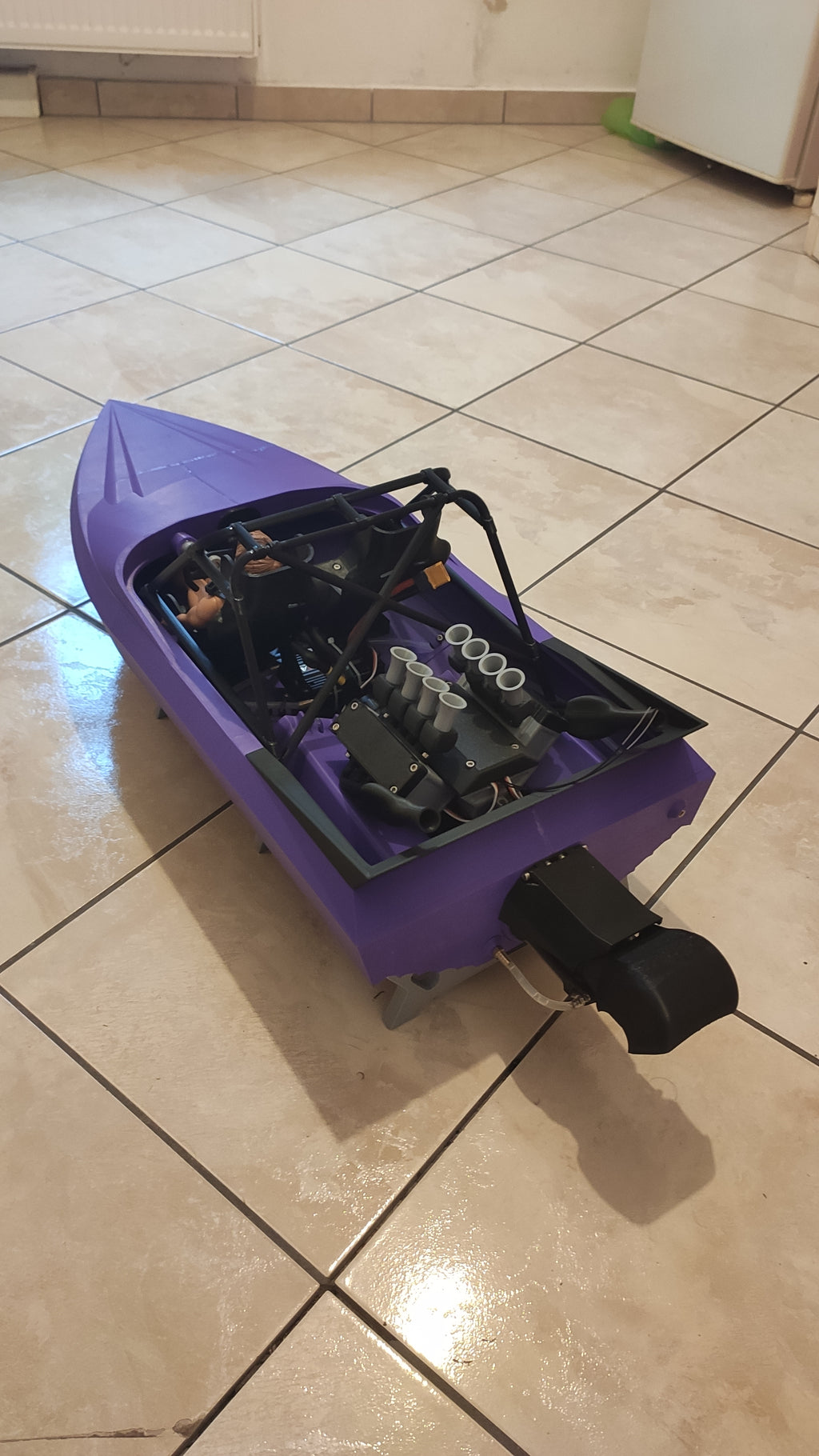 PURPLE ACE - 1/6 SCALE SPRINT JET BOAT - HPW40 INCL.