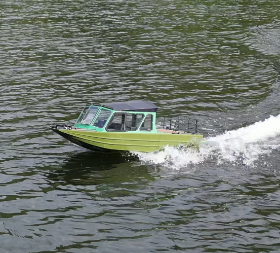 BIG JETTY - 1/6 Scale  Twin-Engine River Jet Boat - HPW40 Incl. - HAVE-IT-ALL