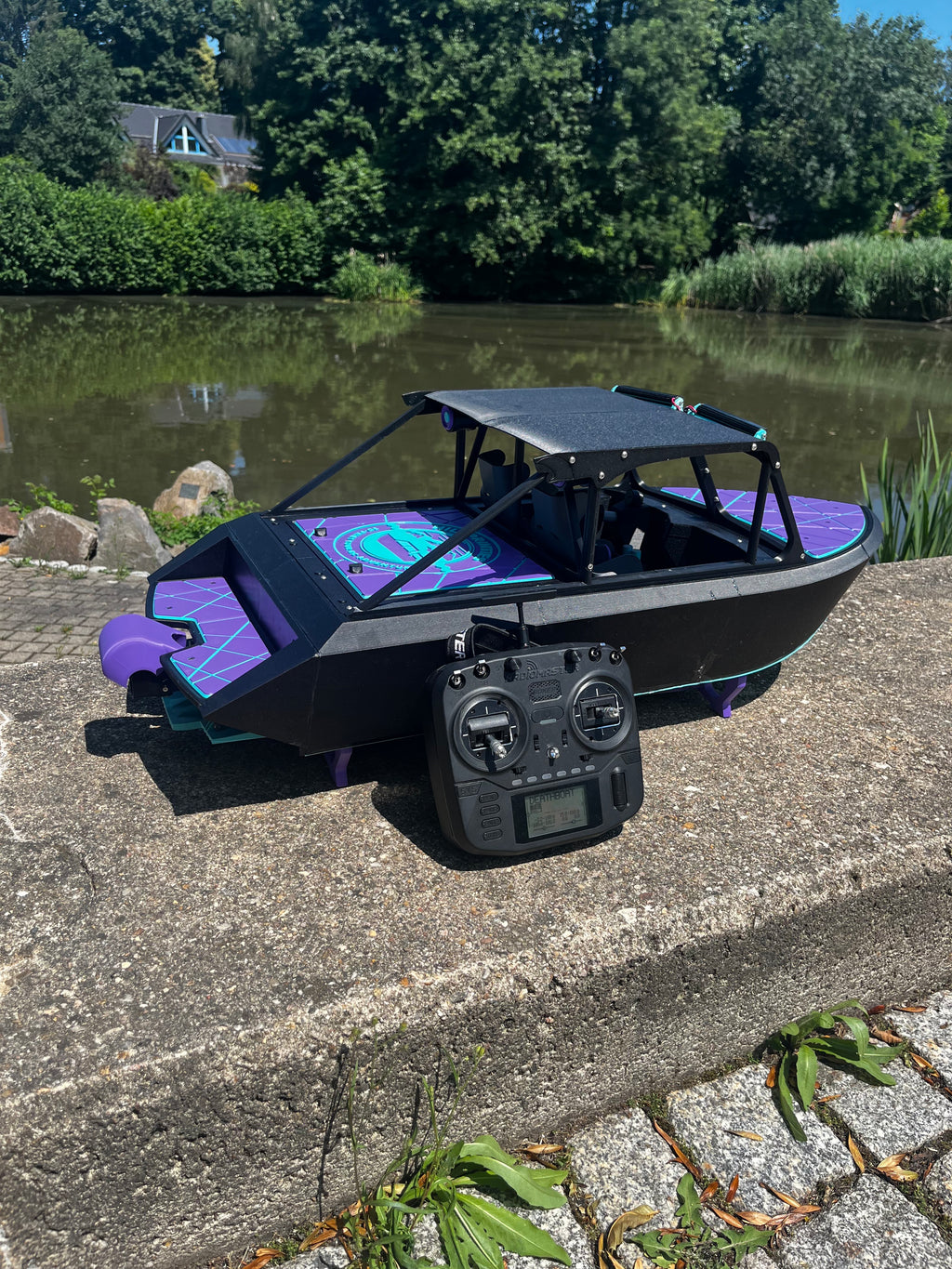 DEATHBOAT - 1/6 Scale - River Jet Boat - W/O Pump