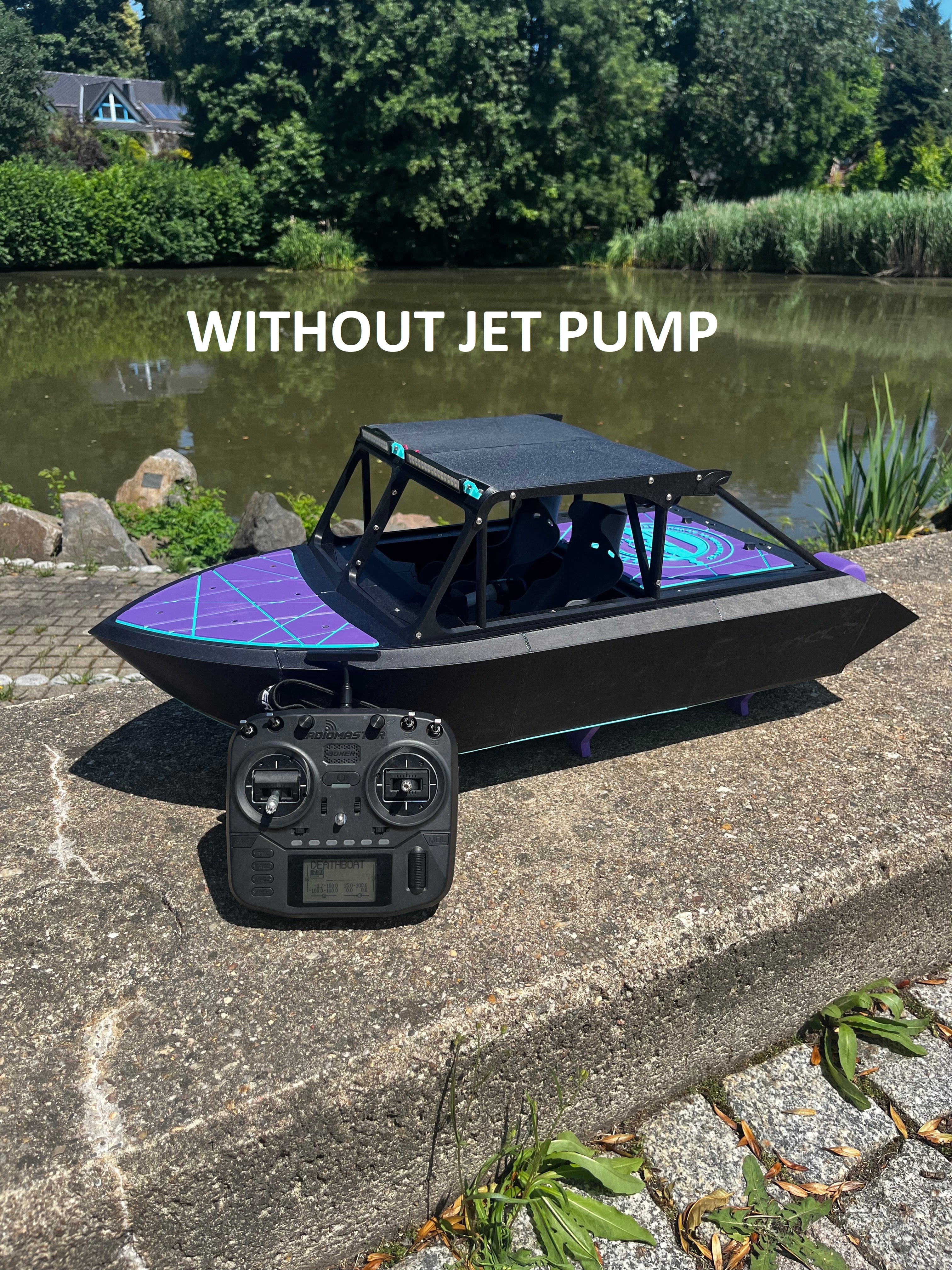 DEATHBOAT - 1/6 Scale - River Jet Boat - W/O Pump