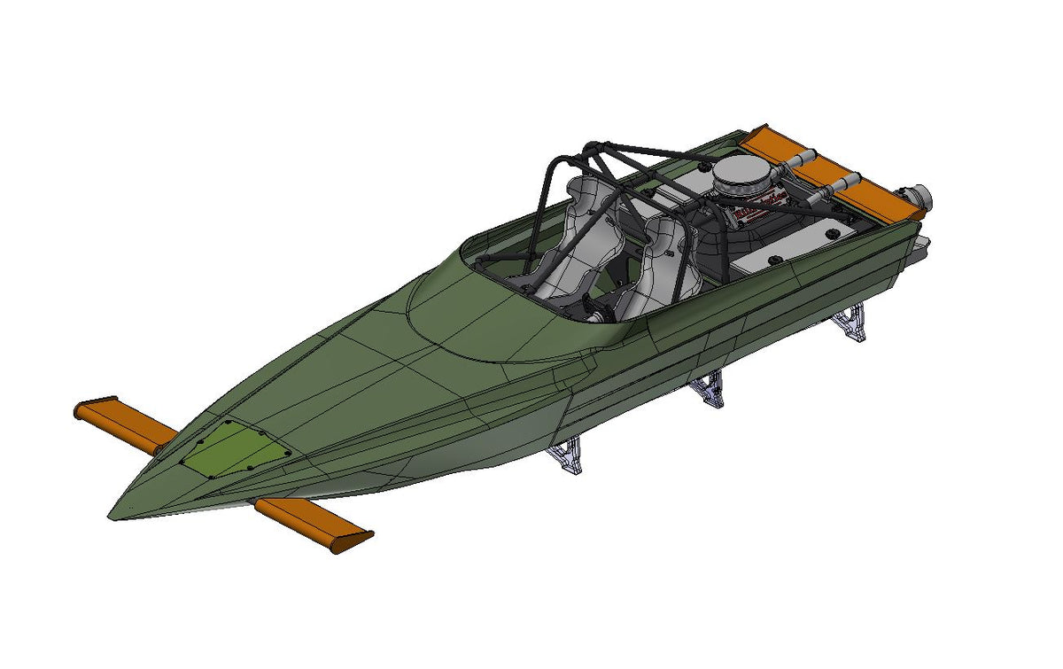 MARATHON - 1/6 Scale - River Jet Boat