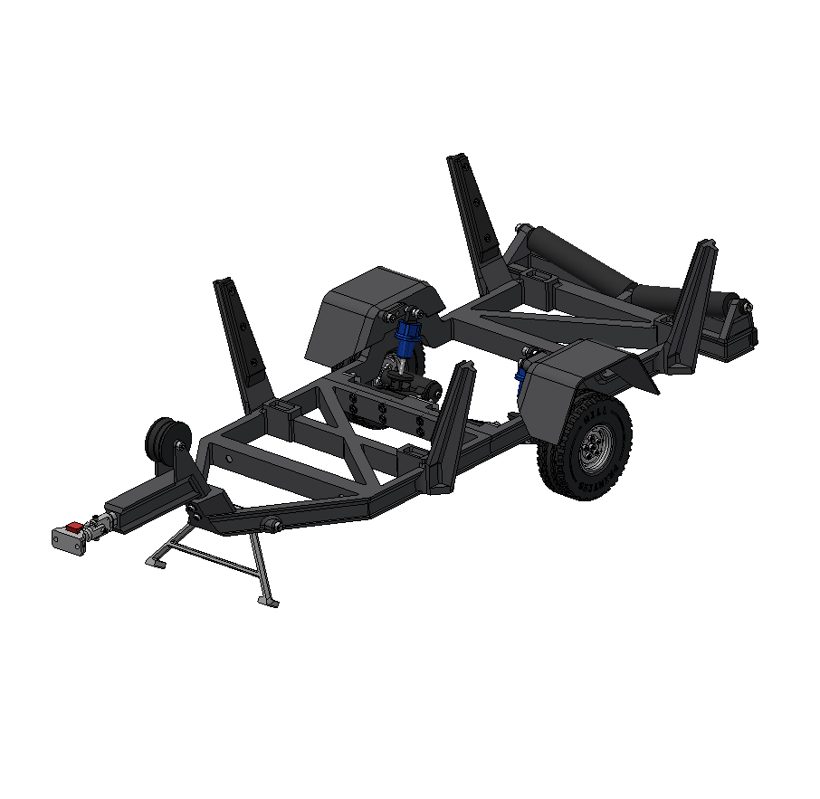 TRAILER For MiniRipper - 1/10 Scale Trailer for Crawlers
