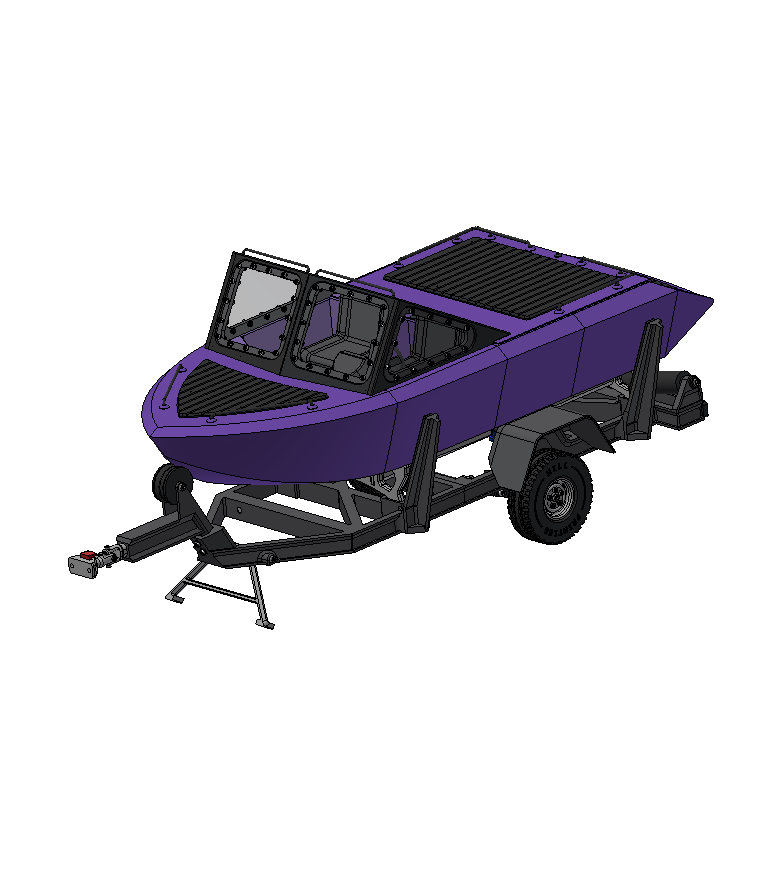 TRAILER For MiniRipper - 1/10 Scale Trailer for Crawlers