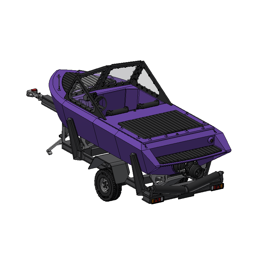 TRAILER For MiniRipper - 1/10 Scale Trailer for Crawlers