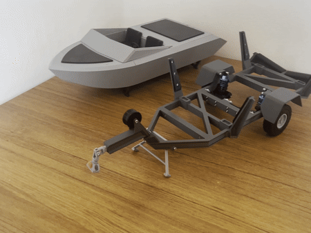 TRAILER For MiniRipper - 1/10 Scale Trailer for Crawlers