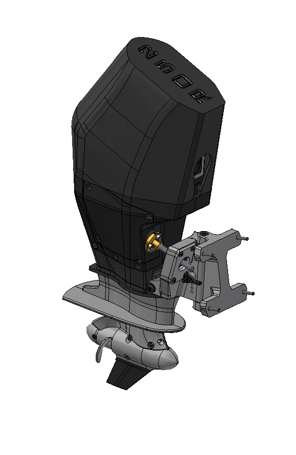 HPW250RT - 1/6 Scale - Trimmable Outboard