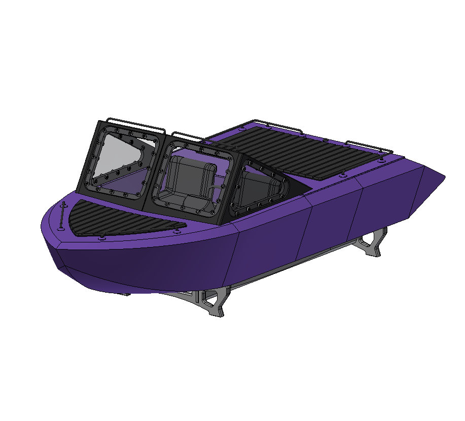 MINI RIPPER - 1/10 Sclae River Jet Boat - HPW25 Incl.