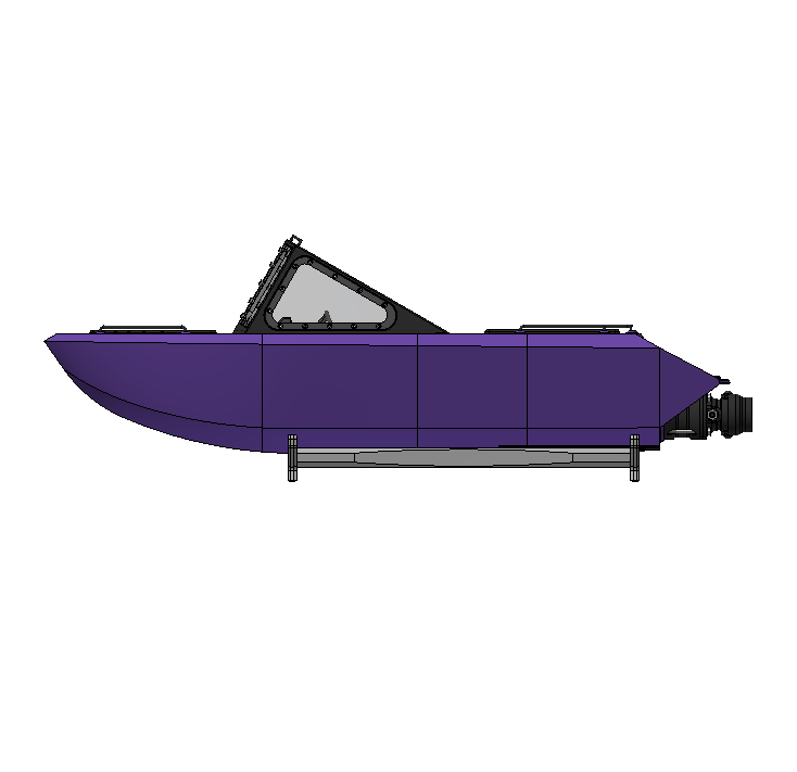 MINI RIPPER - 1/10 Sclae River Jet Boat - HPW25 Incl.