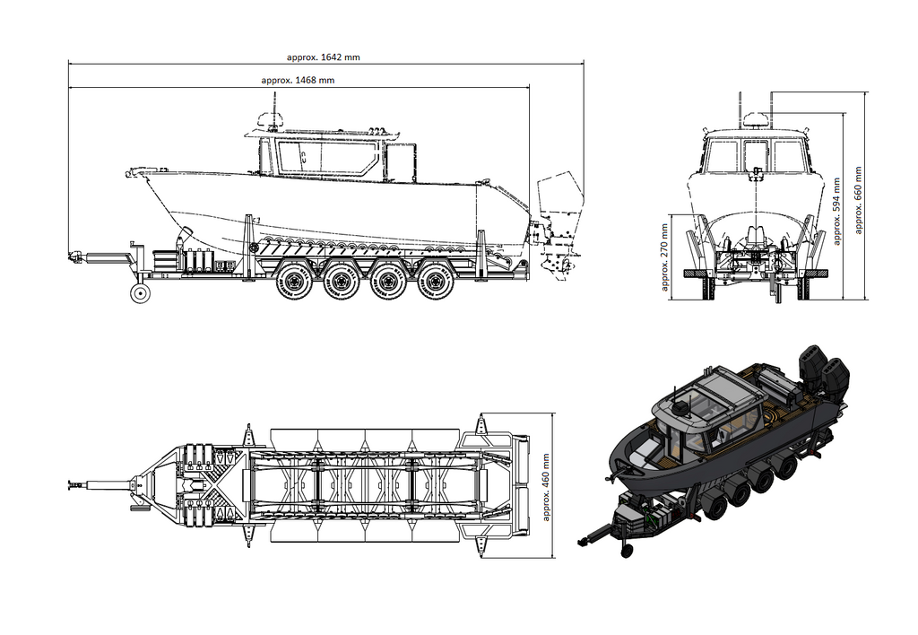 Big Jetty / Defender 22 TRAILER Conversion Kit