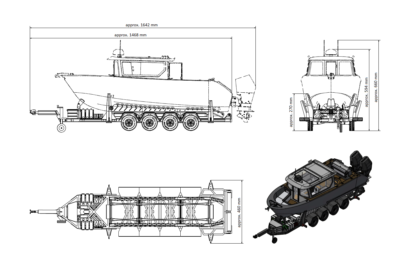 Big Jetty / Defender 22 TRAILER Conversion Kit