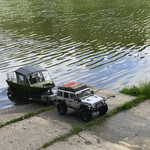 TRAILER For Big Jetty - 1/6 Trailer For AXIAL SCX6