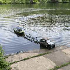 TRAILER For Big Jetty - 1/6 Trailer For AXIAL SCX6