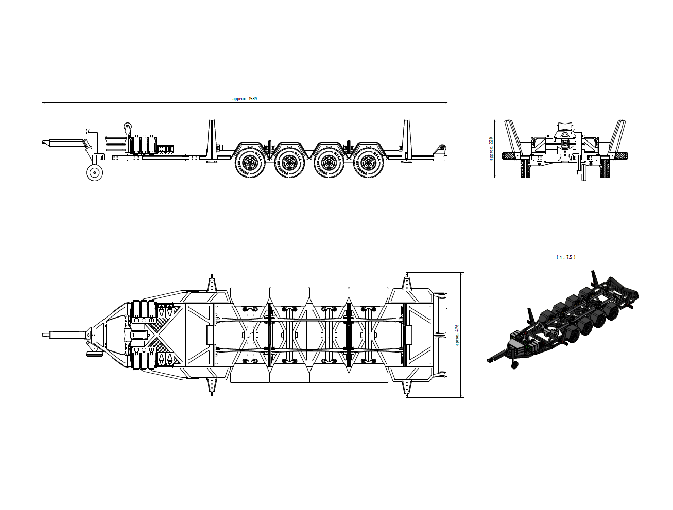 Big Jetty / Defender 22 TRAILER Conversion Kit